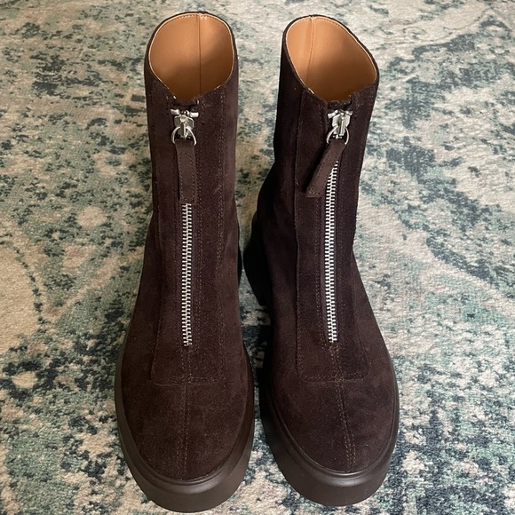 Steve Madden Dark Brown Ankle Booties - Picture 4 of 6